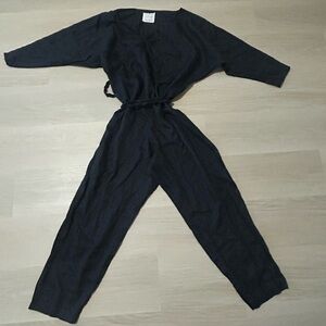 100% Black Jumpsuit